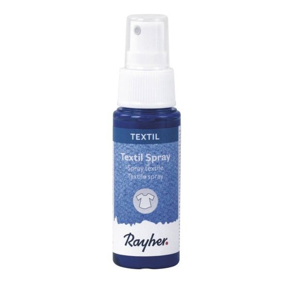 Textilspray, ultrablå, 50ml flaska