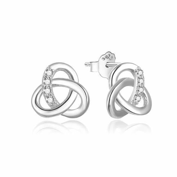 Originala Beneto Örhängen i Silver med Zirkon Agup2331l, För Kvinna