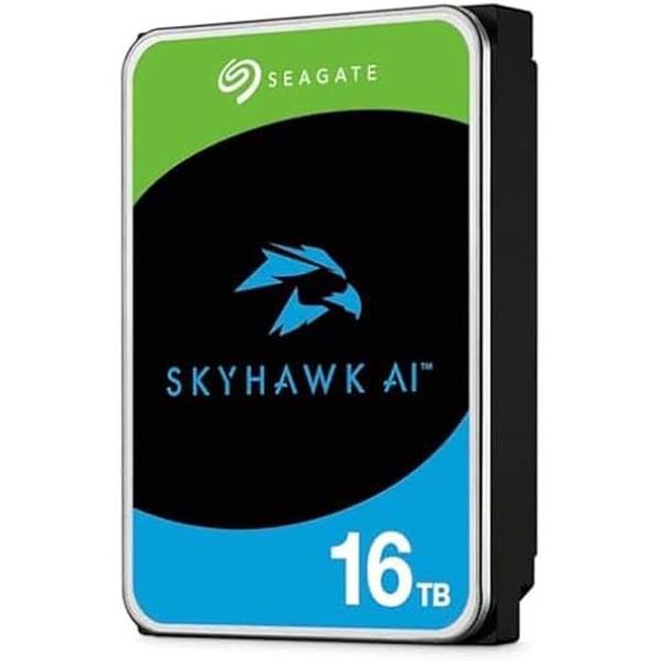 Hårddisk - SEAGATE - SkyHawk AI - 16 TB - SATA 6Gb/s - 3,5 tum