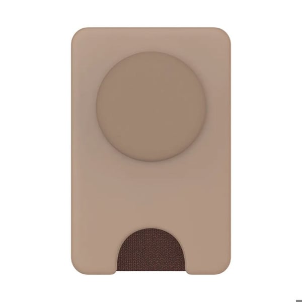Support PopWallet MagSafe för Smartphone med Inbyggd Kortficka PopSockets Beige