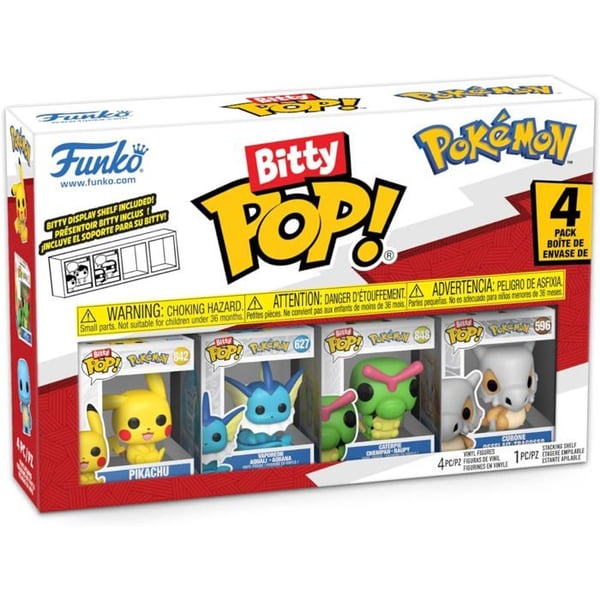 Funko Bitty Pop! Pokemon - Pikachu - 4 Delar