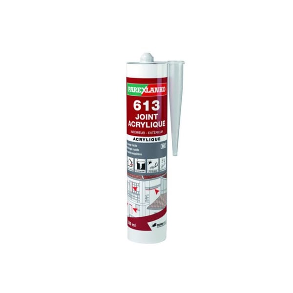 Mastic akryl PAREXLANKO 613 Akryl fog - Grå - 300ml - L613GRIS300-12
