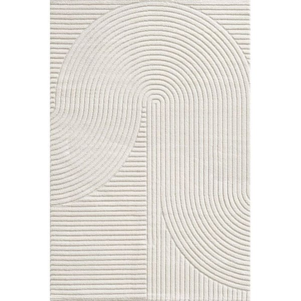 Inomhusmatta - MELIS HOME - 120x170 cm - Skulpterad geometrisk - 14 mm - Oeko-Tex certifierad