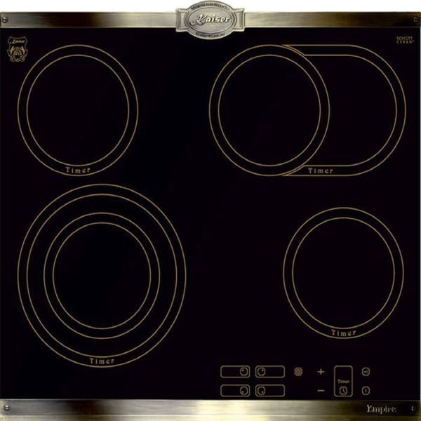 Glaskeramisk spis - Kaiser - KCT 6385 Em - Autark - 60cm - Double cirkelszoner