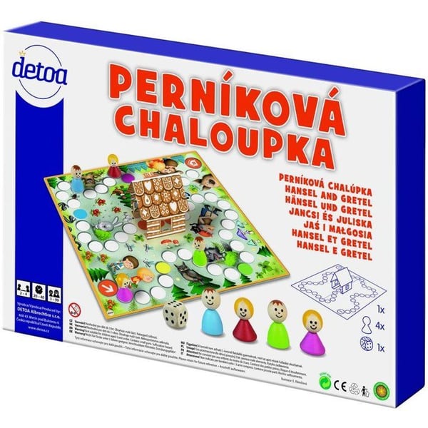 Sällskapsspel - DETOA - Pepparkakshus - 2 till 4 spelare - Från 3 år - Inomhus