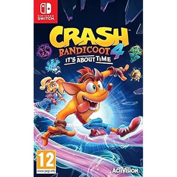 Videospel - Crash Bandicoot - It's About Time - Nintendo Switch - Plattform - Nya färdigheter Videospel - Crash Bandicoot - It's About Time - Nintendo Switch - Plattform - Nya färdigheter