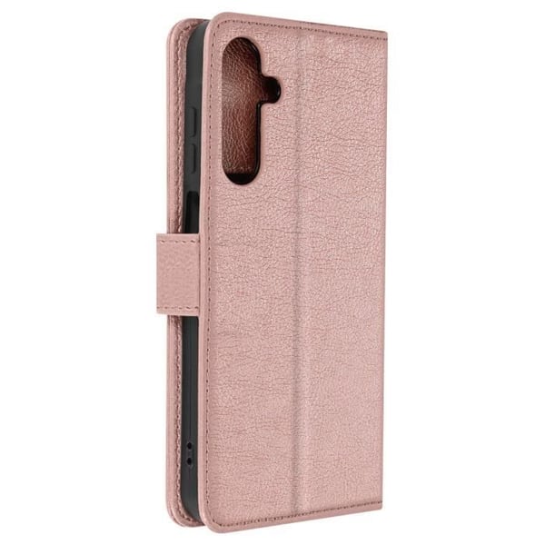 Fodral till Samsung Galaxy A25 - AVIZAR - Plånbok och videostöd - Rosa - Halvstyvt - Syntet - Blandat
