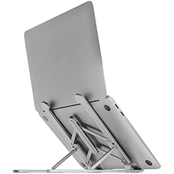 Bordstöd - AISENS - LPS1M-099 - Justerbart - Fällbart - Aluminium Silver