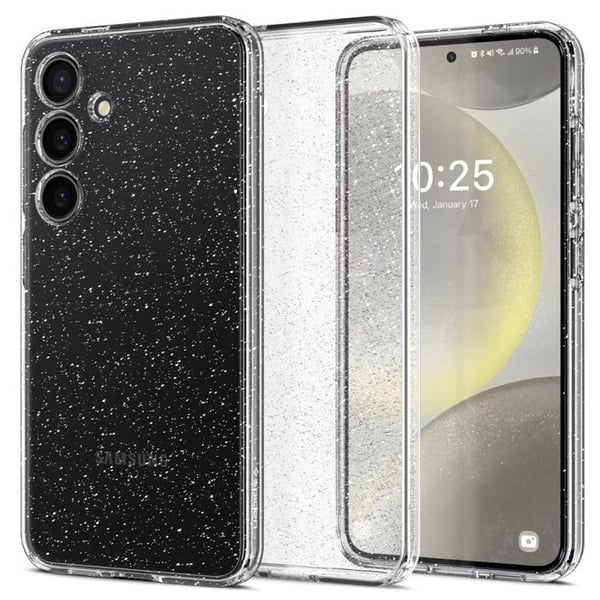 Fodral till Samsung Galaxy S24 - Spigen Liquid Crystal Glitter - Klar