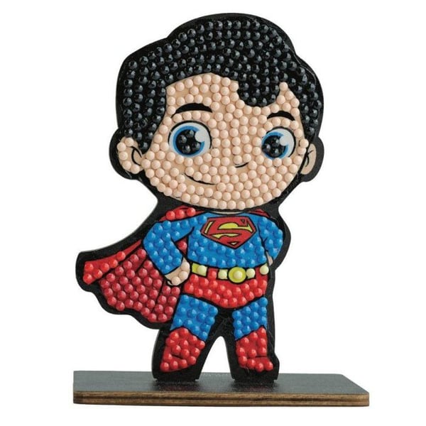 Kristallkonst - Diamantfigur Superman