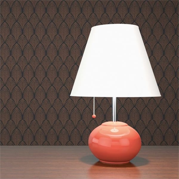 Grafisk Tapet Roberto M1-No.459 Koppar Svart Design Tapet