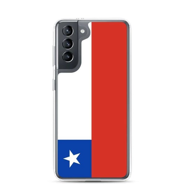 Telefonfodral – Chile Flagga – Kompatibel med Samsung Galaxy S10e – Mjukt Fodral – Stöttåligt och Chockresistent – Pixelforma