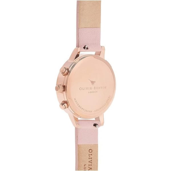 Olivia Burton Japansk kvartsklocka med plastrem OB16CGS07