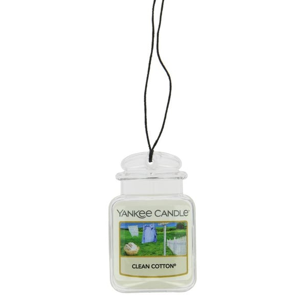 Car Jar Ultimate - YANKEE CANDLE - Frisk Damm - Torkad Bomullsdoft - Gröna Noter - Vita Blommor