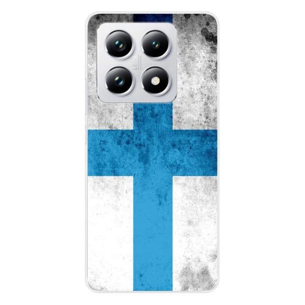 Siliconefodral - Kompatibel med Xiaomi 14T Pro - design med Marseille-flaggan