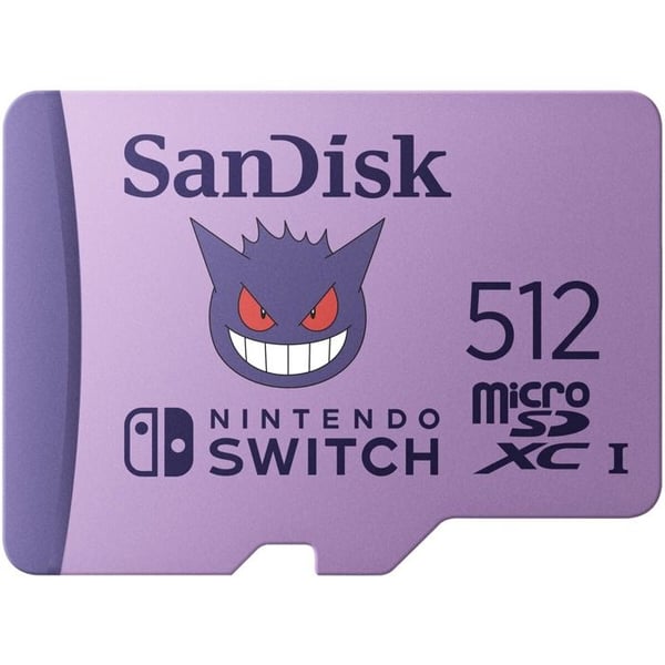 Micro Sdxc-kort 512gb Pokémon Ectoplasm-tillbehör-SWITCH