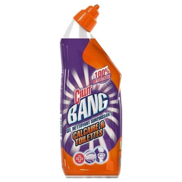 Cillit Bang kalk- och toalettrengöringsgel 750 ml (förpackning med 3)