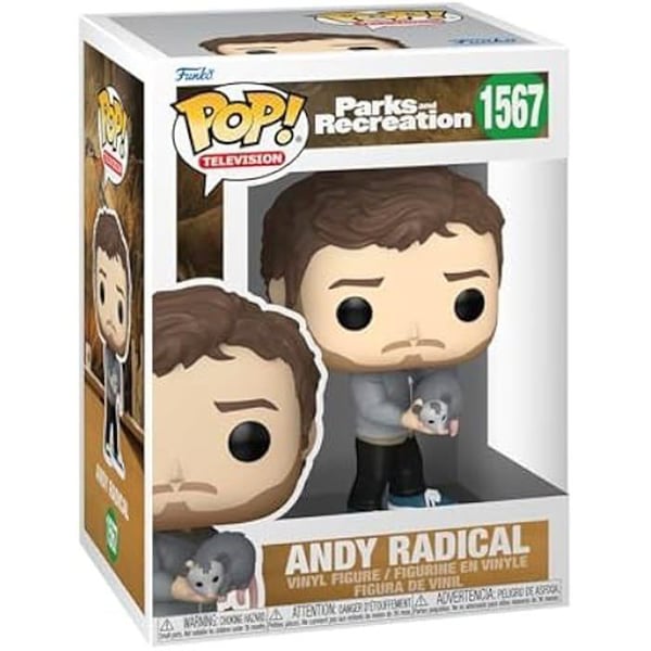Figurine Funko Pop! - FUNKO - Andy Radical - Vinyl 9,5 cm - Perfekt gåva - Samling