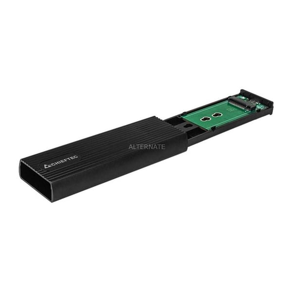 Extern enhet - Chieftec - M.2 SSD PCI-E NVM - USB 3.2 Gen2 Typ C - Vit - Kompakt