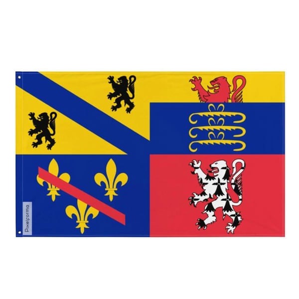 Flagga Ain – 96 x 144 cm – Hållbar Polyester – 2 Metall Ögla – Inomhus / Utomhus – Pixelforma