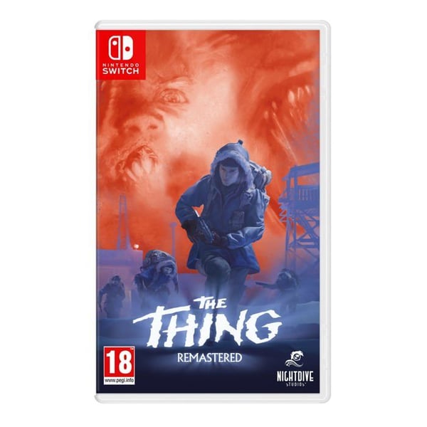 Remastrad video spel - Atari - The Thing - Nintendo Switch - Deluxe Edition - 20 nivåer - Skrämmande monster