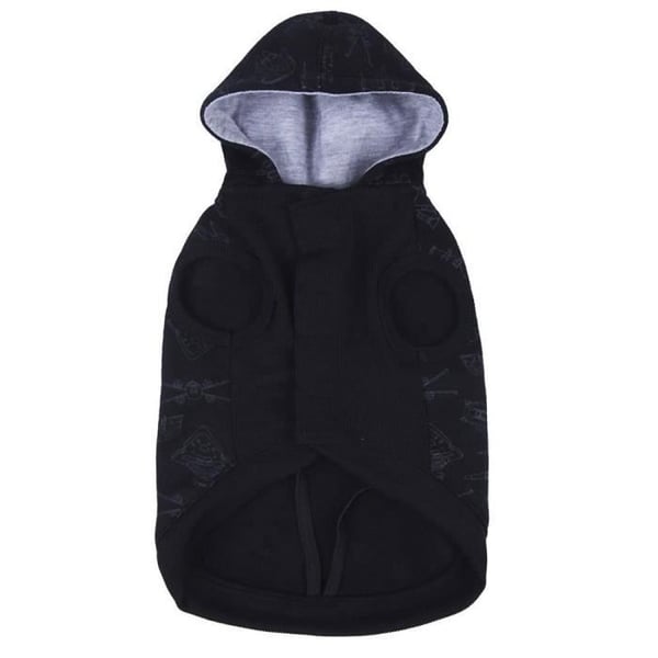 Manteau för Liten Hund - Cerda - Star Wars - Svart - CVC 65% Polyester 35% Bomull - Officiell Disney Licens