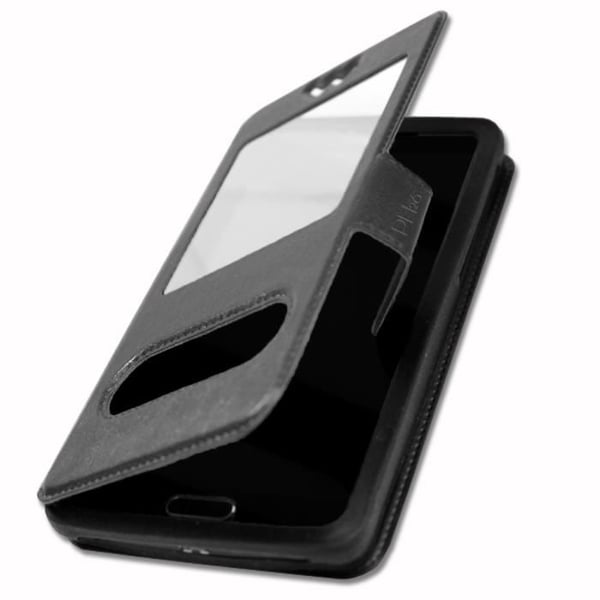 Foliofodralskydd - PH26 - ALCATEL ONE TOUCH POP 2 - Svart - PU - Magnetisk