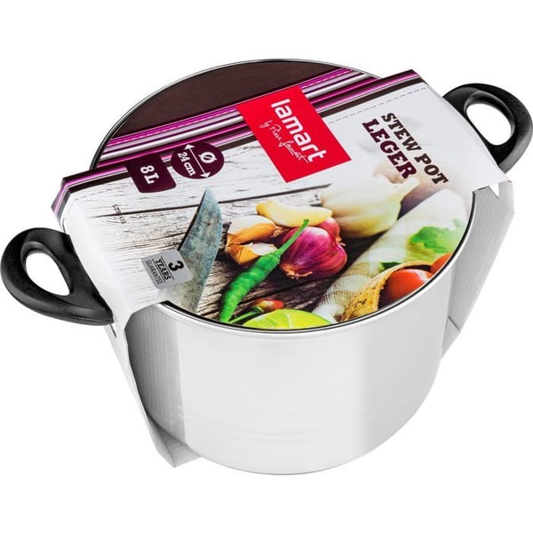 Lamart Gryde med låg 24cm Let LTB2418