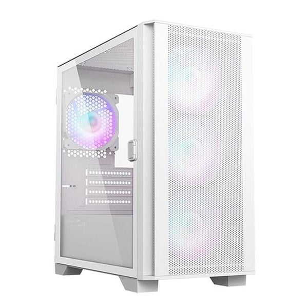 Mini-Tower - MONTECH - Air 100 ARGB - Härdat glas - Vit - 2 års garanti