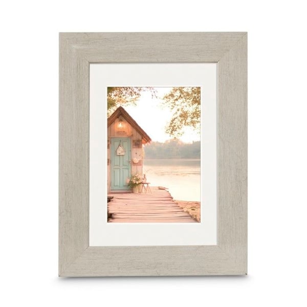 Ramar - Stuga - Taupe med gammal effekt - 13 x 18 cm - Premium passepartout