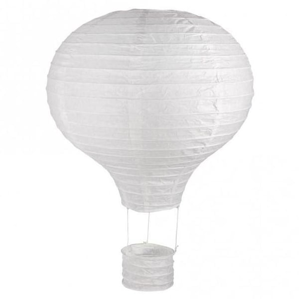 Papperslampion Ballong med metallram Ø 30 x 40 cm