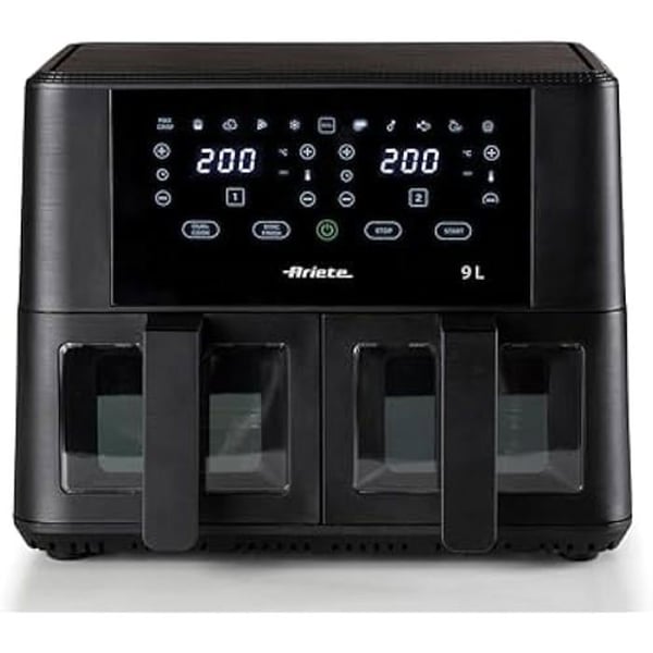 Dobbelt luftfrituregryde 9L - ARIETE - 4631 - Multifunktionel - 11 programmer - Op til 3,6 kg friturestegt mad