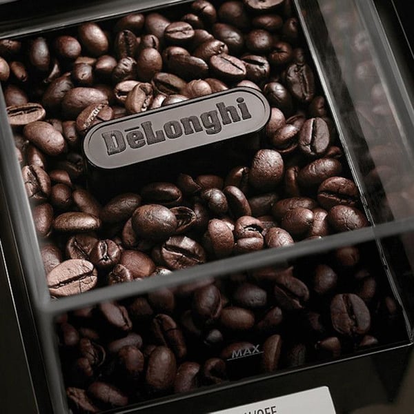 Delonghi KG89 kaffekværn - Skridsikker sugekopfod - Gennemsigtigt dæksel - 110W