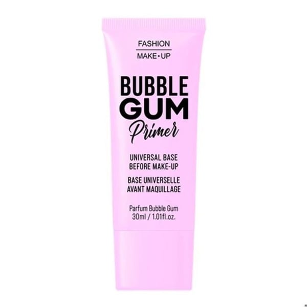Makeup-baser - FASHION MAKE UP - Bubbelgum - Universell - Transparent rosa gelé - 30 ml
