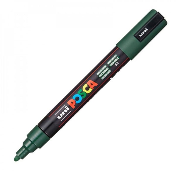 Marqueur Posca PC-5M grön engelska | medelkonisk spets