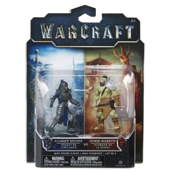 World Of Warcraft Mini Figur 2 Pack ALLIANCE SOLDIER & HORDE WARRIOR