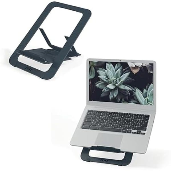 Stöd för bärbar dator - LEITZ - Ultratunn - Ergonomisk - 5 Inställningar - Kompatibel 10" till 17" Stöd för bärbar dator - LEITZ - Ultratunn - Ergonomisk - 5 Inställningar - Kompatibel 10" till 17"