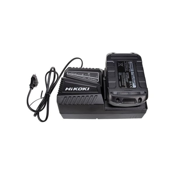 Hikoki Sladdlös borrskruvdragare 18V Li-ion, borstlös motor, 2 hastigheter, 20 positioner, snabbkoppling, inkl 2x 2.0Ah batterier,
