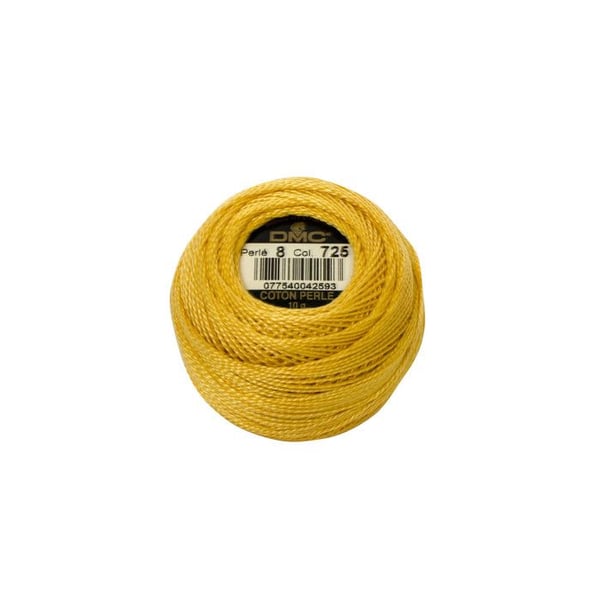 Coton perlé DMC art 116, storlek 8 - nystan på 80m - Att 725