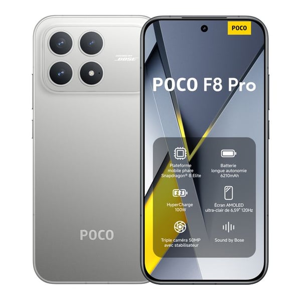 Smartphone - XIAOMI - POCO F8 Pro - 12 GB RAM - 256 GB - AMOLED-skärm 6,59" 120 Hz