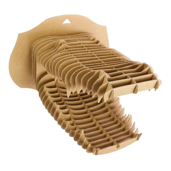MégaCréa DIY - Pappmodell att montera Krokodil Trofé 28 cm