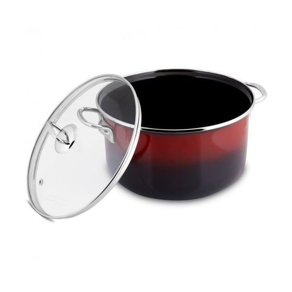 Gratängform - LAMART - LT1184 - Emaljerad - 24 cm - Induktionskompatibel - Röd