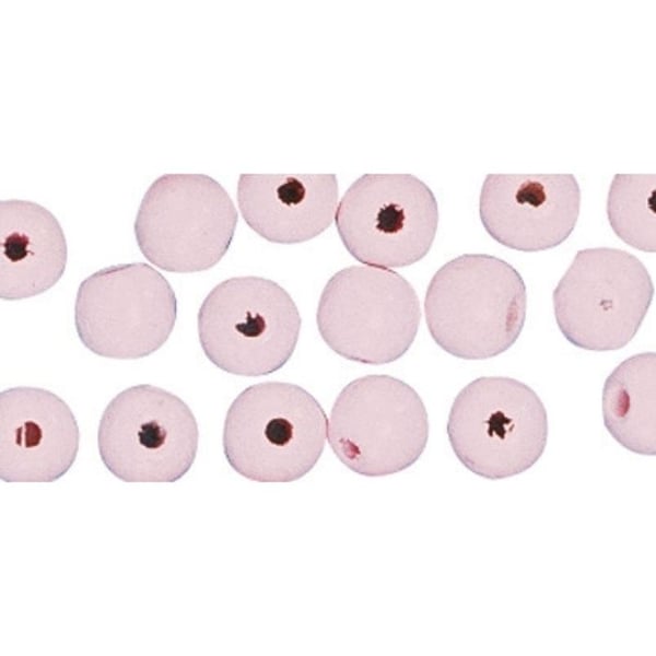 FSC 100% träpärlor, polerade, 12 mm 32 st, rosa