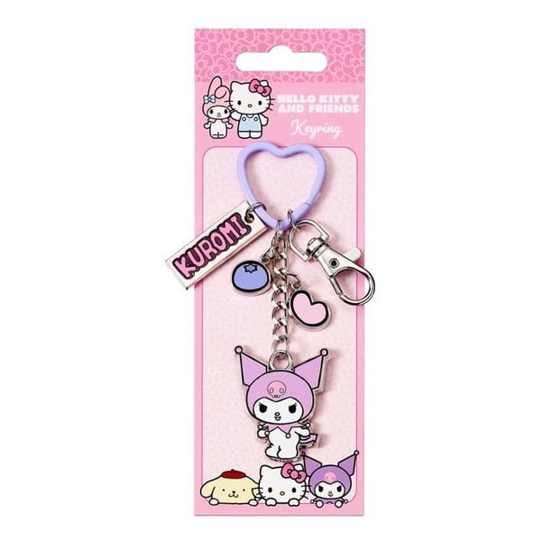 The Carat Shop - Hello Kitty - Nyckelring med Kuromi-charms 15 cm