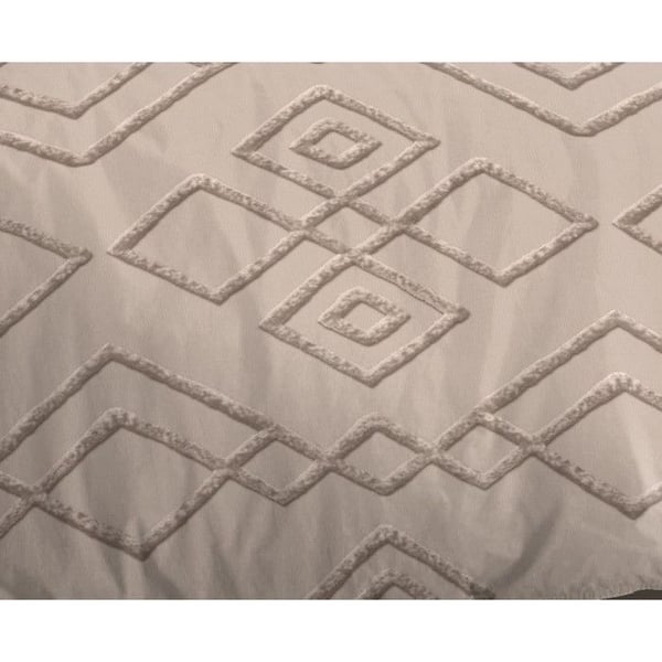 Sängklädeset 4P "Louna" 140 x 190 Diamant Relief 100% Bomull