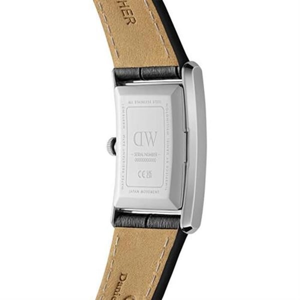 Klocka - DANIEL WELLINGTON - DW00100697 - Svart Läder - Quartz - Rektangulär