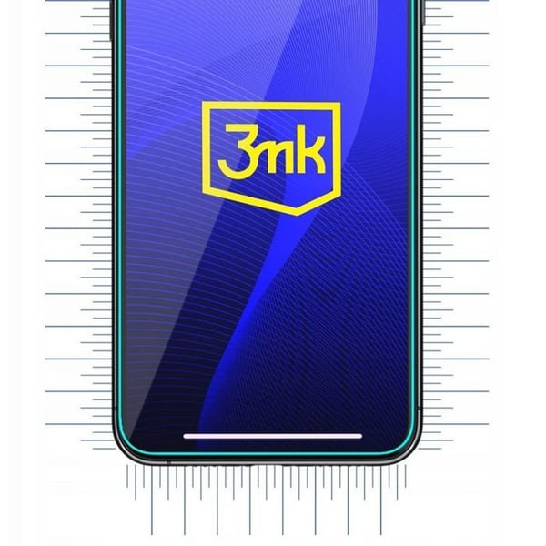 Beskyttelsesfilm - 3MK - Oppo Reno 14 - Fleksibelt glas - Stød- og ridsebeskyttelse - Sort