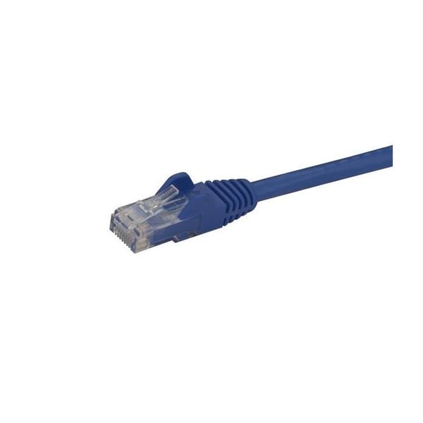 STARTECH Cat6 Gigabit UTP nätverkskabel - Hookless - 10 m - Anti-snag RJ45 Ethernet-kabel - Hane / Hane patchkabel - Svart