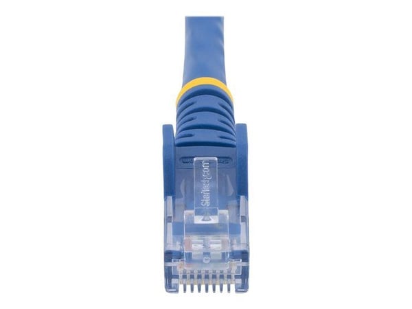 STARTECH Cat6 Gigabit UTP nätverkskabel - Hookless - 10 m - Anti-snag RJ45 Ethernet-kabel - Hane / Hane patchkabel - Svart