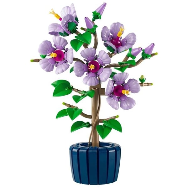 Plante i mursten - LEGO - Botanicals 10372 - Hibiscus - 660 dele - Indretning
